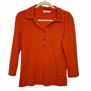 TORY BURCH 3/4 Sleeve Polo Top